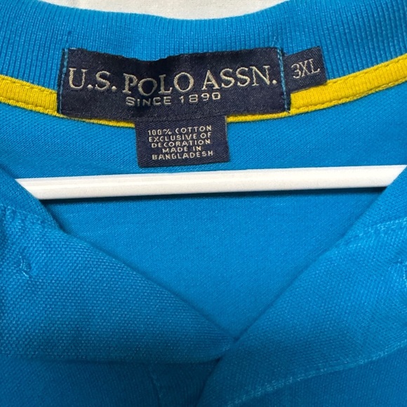 U.S. Polo Assn. Men’s Blue Polo Shirt Classic Design Size 3xl - Picture 2 of 5